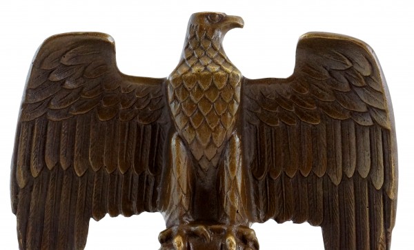 Imperial Eagle on an Iron Cross - First World War - Real Bronze