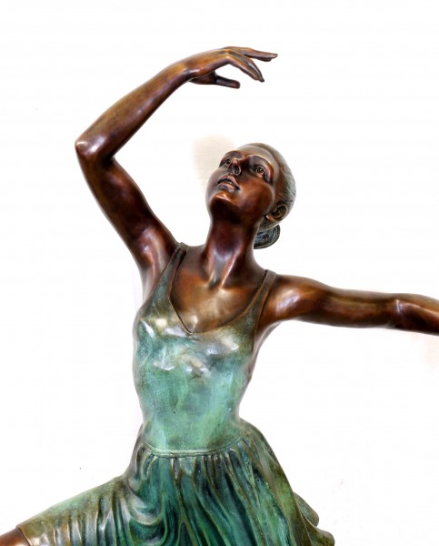 Large Modern Art Sculpture Ballerina Signed Edgar Degas